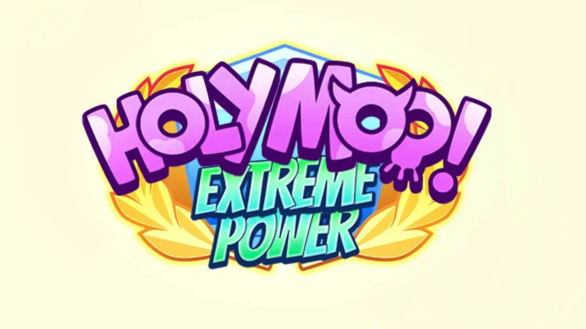 Tampilan visual slot Holy Moo! Extreme Power dengan karakter sapi dewa