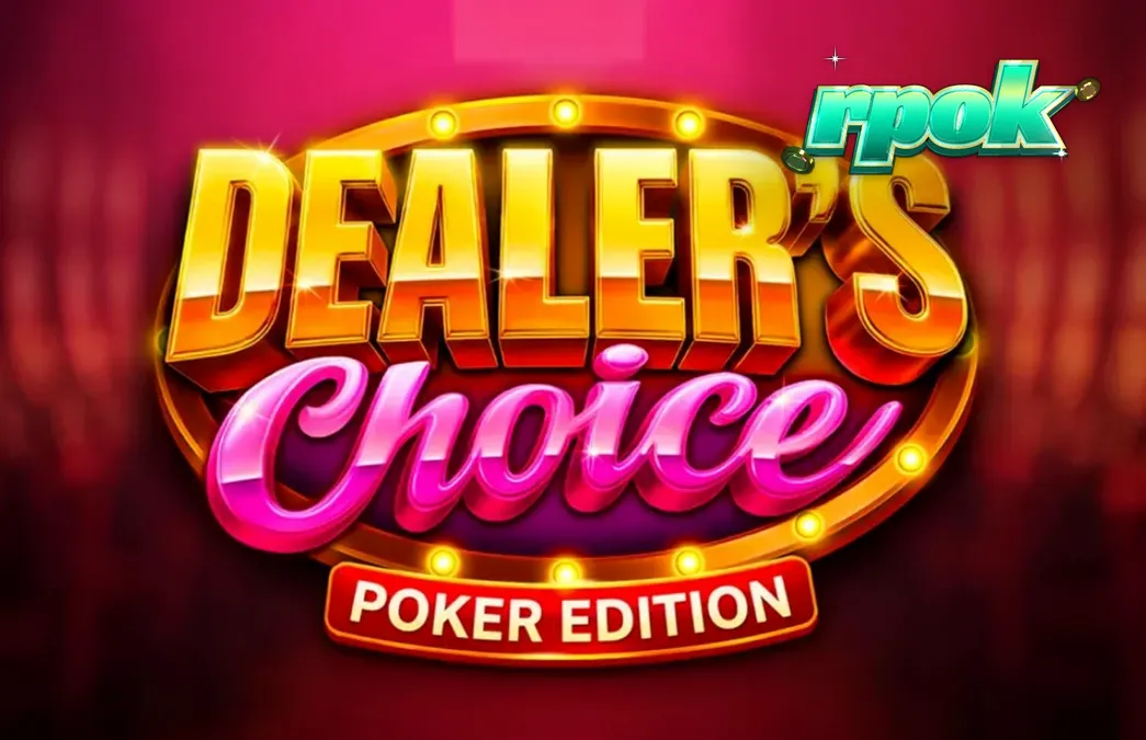 Tampilan visual slot Dealer’s Choice: Poker Edition dengan elemen kartu poker
